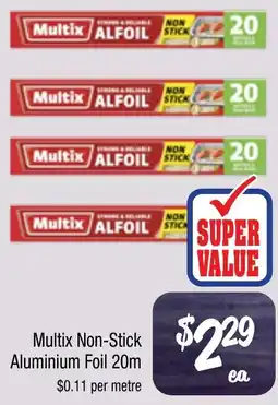 Farmer Jack's Multix Non-Stick Aluminium Foil offer