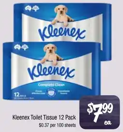 Farmer Jack's Kleenex Toilet Tissue 12 Pack offer