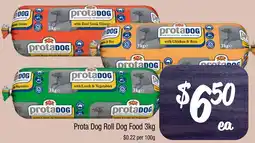 Farmer Jack's Prota Dog Roll Dog Food offer