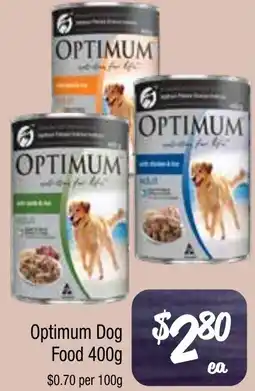 Farmer Jack's Optimum Dog Food offer