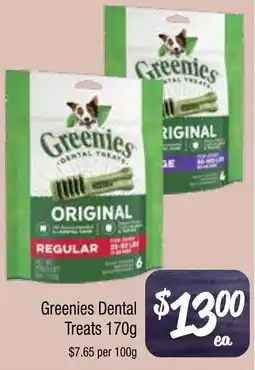 Farmer Jack's Greenies Dental Treats offer