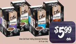 Farmer Jack's Dine Cat Food (Selected Varieties) offer