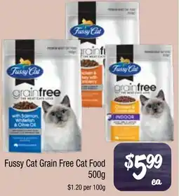 Farmer Jack's Fussy Cat Grain Free Cat Food offer