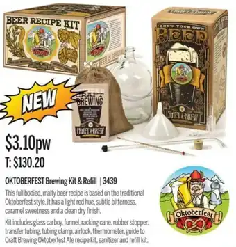 Oktoberfest Brewing Kit & Refill