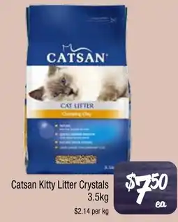 Farmer Jack's Catsan Kitty Litter Crystals offer