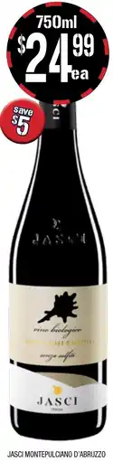 Farmer Jack's jasci montepulciano d'abruzzo offer