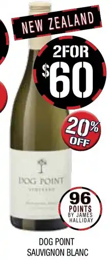 Farmer Jack's Dog point sauvignon blanc offer