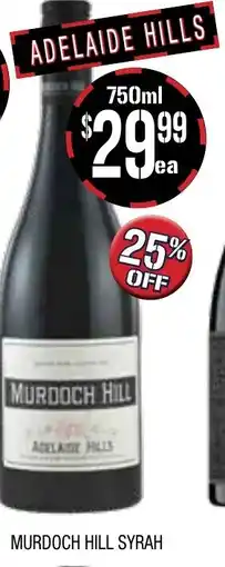 Murdoch hill syrah