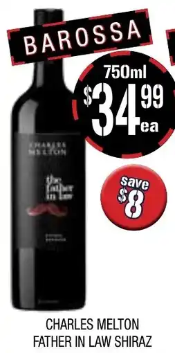 Farmer Jack's Charles melton father in law shiraz offer