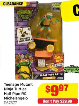 Mr Toys Teenage Mutant Ninja Turtles Half Pipe RC Michelangelo offer