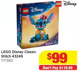 Mr Toys LEGO Disney Classic Stitch offer