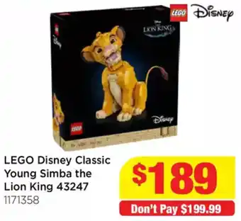 Mr Toys LEGO Disney Classic Young Simba the Lion King offer