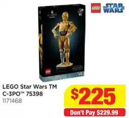 Mr Toys LEGO Star Wars TM C-3POTM offer
