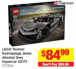 Mr Toys LEGO Technic Koenigsegg Jesko Absolut Grey Hypercar offer