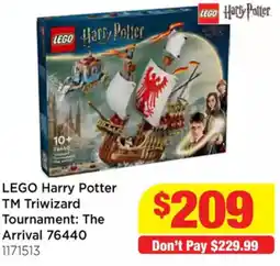 Mr Toys LEGO Harry Potter TM Triwizard Tournament: The Arrival offer