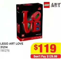 Mr Toys Lego art love offer