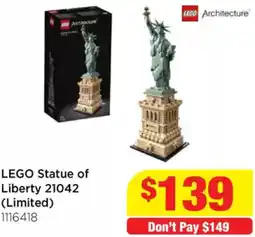 Mr Toys LEGO Statue of Liberty offer