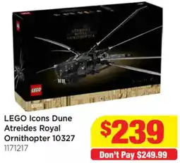 Mr Toys LEGO Icons Dune Atreides Royal Ornithopter offer