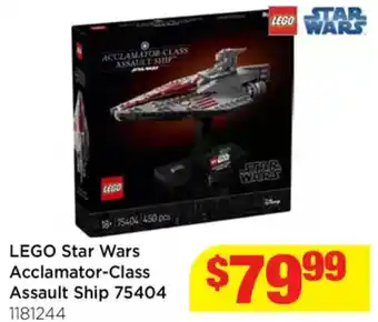 Mr Toys LEGO Star Wars Acclamator-Class Assault Ship offer