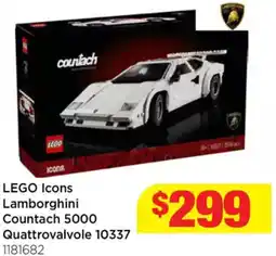 Mr Toys LEGO Icons Lamborghini Countach 5000 Quattrovalvole offer