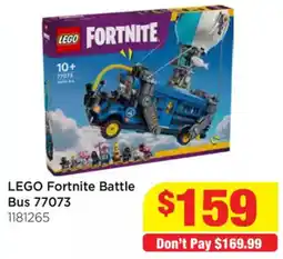 Mr Toys LEGO Fortnite Battle Bus offer