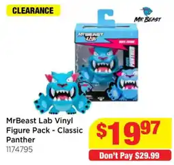Mr Toys MrBeast Lab Vinyl Figure Pack - Classic Panther offer