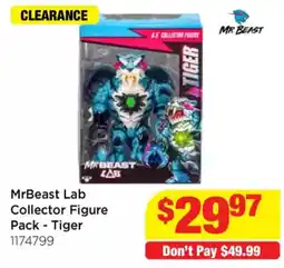 Mr Toys MrBeast Lab Collector Figure Pack - Tiger offer