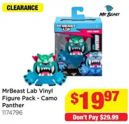 Mr Toys MrBeast Lab Vinyl Figure Pack - Camo Panther offer