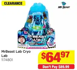 Mr Toys MrBeast Lab Cryo Lab offer