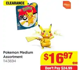 Mr Toys Pokemon Medium Assortment offer