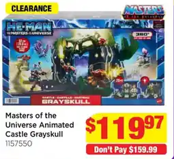 Mr Toys Masters of the Universe Animated Castle Grayskull offer