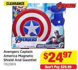 Mr Toys Avengers Captain America Magnetic Shield And Gauntlet offer