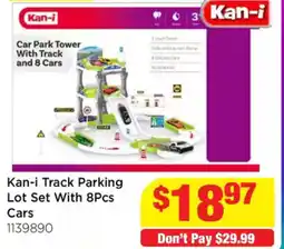 Mr Toys Kan-i Track Parking Lot Set With 8Pcs Cars offer
