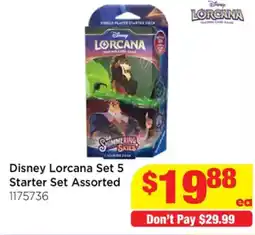 Mr Toys Disney Lorcana Set 5 Starter Set Assorted offer