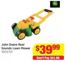 Mr Toys John Deere Real Sounds Lawn Mower offer