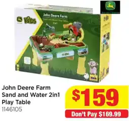 Mr Toys John Deere Farm Sand and Water 2in1 Play Table offer