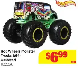Mr Toys Hot Wheels Monster Trucks 1:64- Assorted offer