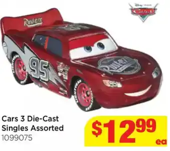 Mr Toys Cars 3 Die-Cast Singles Assorted offer