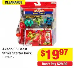 Mr Toys Akedo S6 Beast Strike Starter Pack offer