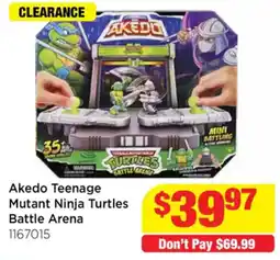 Mr Toys Akedo Teenage Mutant Ninja Turtles Battle Arena offer