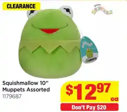 Mr Toys Squishmallow 10" Muppets Assorted offer