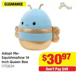 Mr Toys Adopt Me- Squishmallow 14 Inch Queen Bee offer