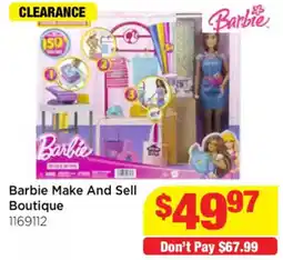 Mr Toys Barbie Make And Sell Boutique offer