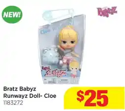 Mr Toys Bratz Babyz Runwayz Doll- Cloe offer