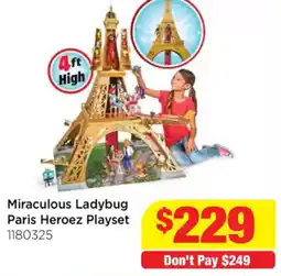 Mr Toys Miraculous Ladybug Paris Heroez Playset offer