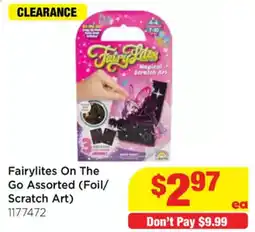 Mr Toys Fairylites On The Go Assorted (Foil/ Scratch Art) offer