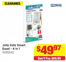 Mr Toys Jolly Kidz Smart Easel 4-in-1 offer