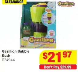 Mr Toys Gazillion Bubble Rush offer