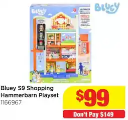 Mr Toys Bluey S9 Shopping Hammerbarn Playset offer