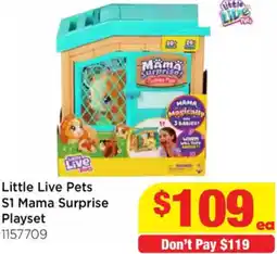 Mr Toys Little Live Pets S1 Mama Surprise Playset offer
